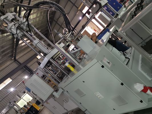 176 Cm3 Теоретический объем выстрела Зубная нить Вертикальная пластиковая машина для литья инъекцией 55T 12кВт